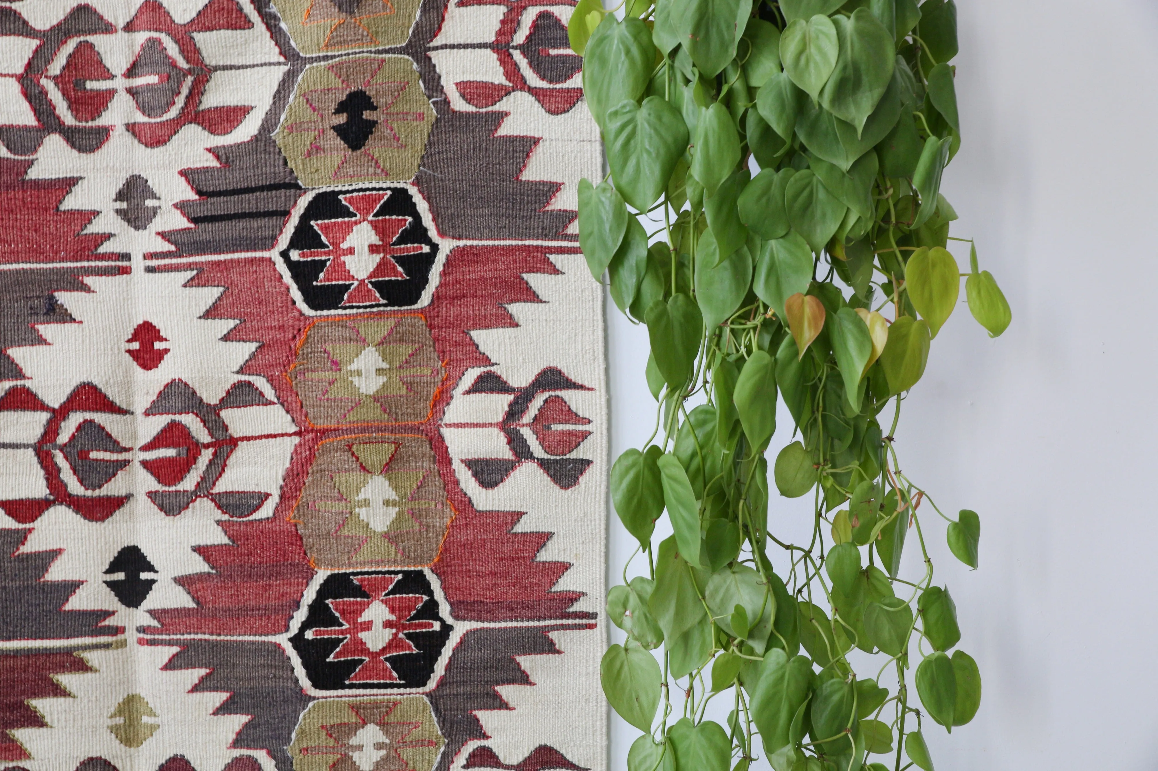 Old Turkish Anatolian Kilim Rug
