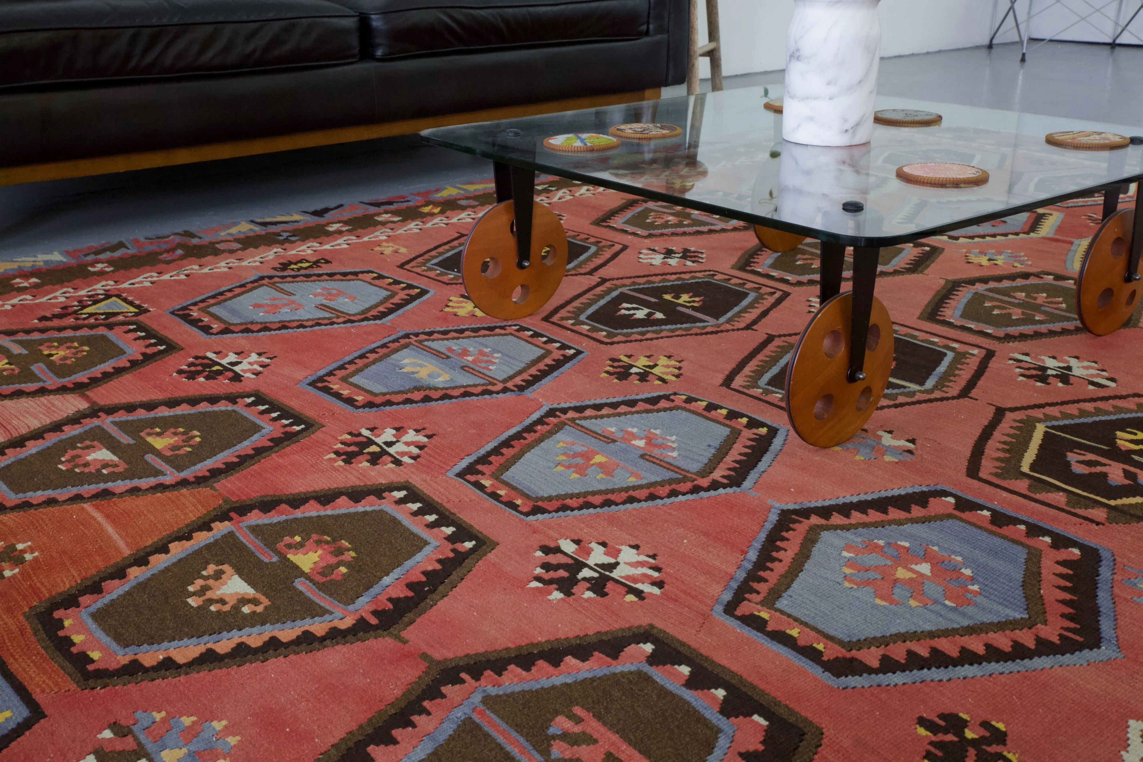 Old Turkish Sivas Sarkisla Kilim Rug