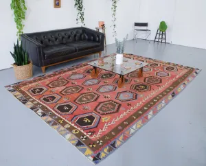 Old Turkish Sivas Sarkisla Kilim Rug