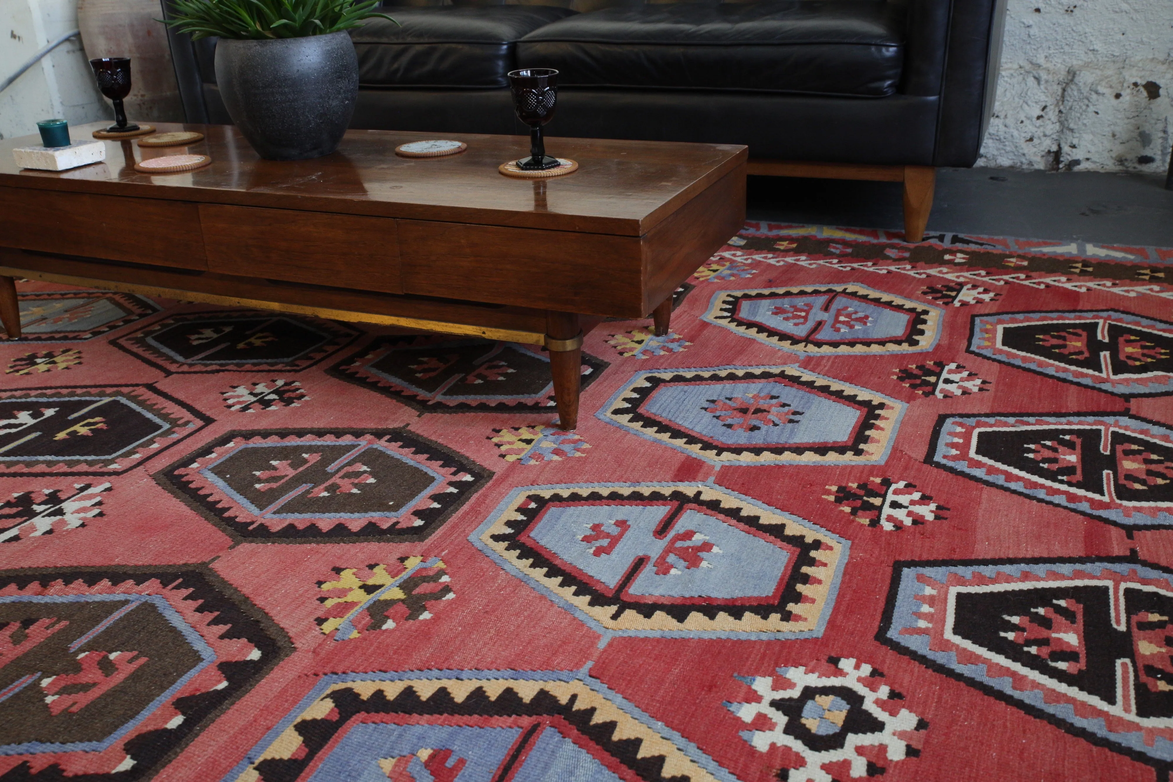 Old Turkish Sivas Sarkisla Kilim Rug
