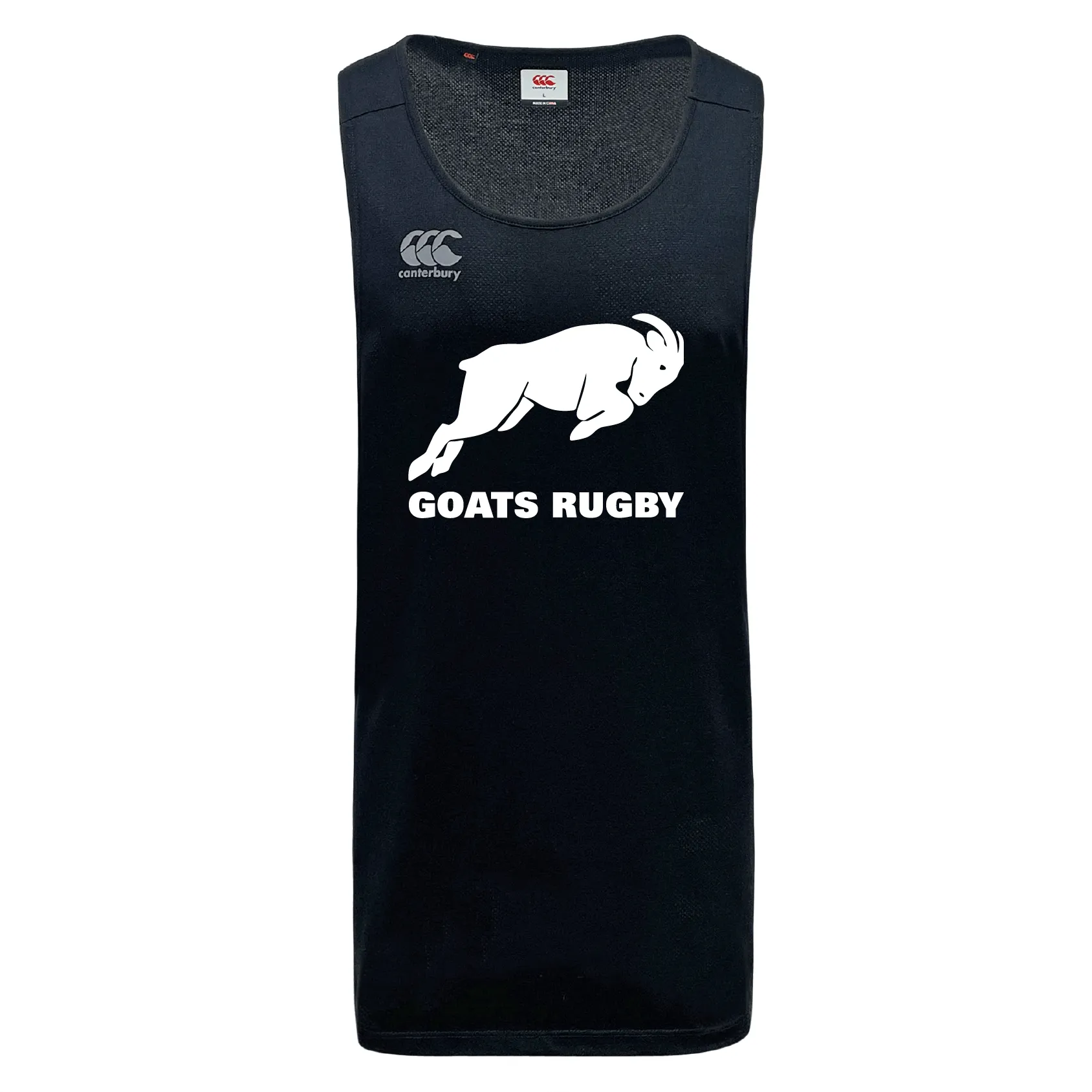 Omaha GOATS Rugby Tempo Vapodri Singlet by Canterbury