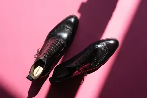OneSevenOne.Balmoral III Black Balmoral Boots from Calf Leather