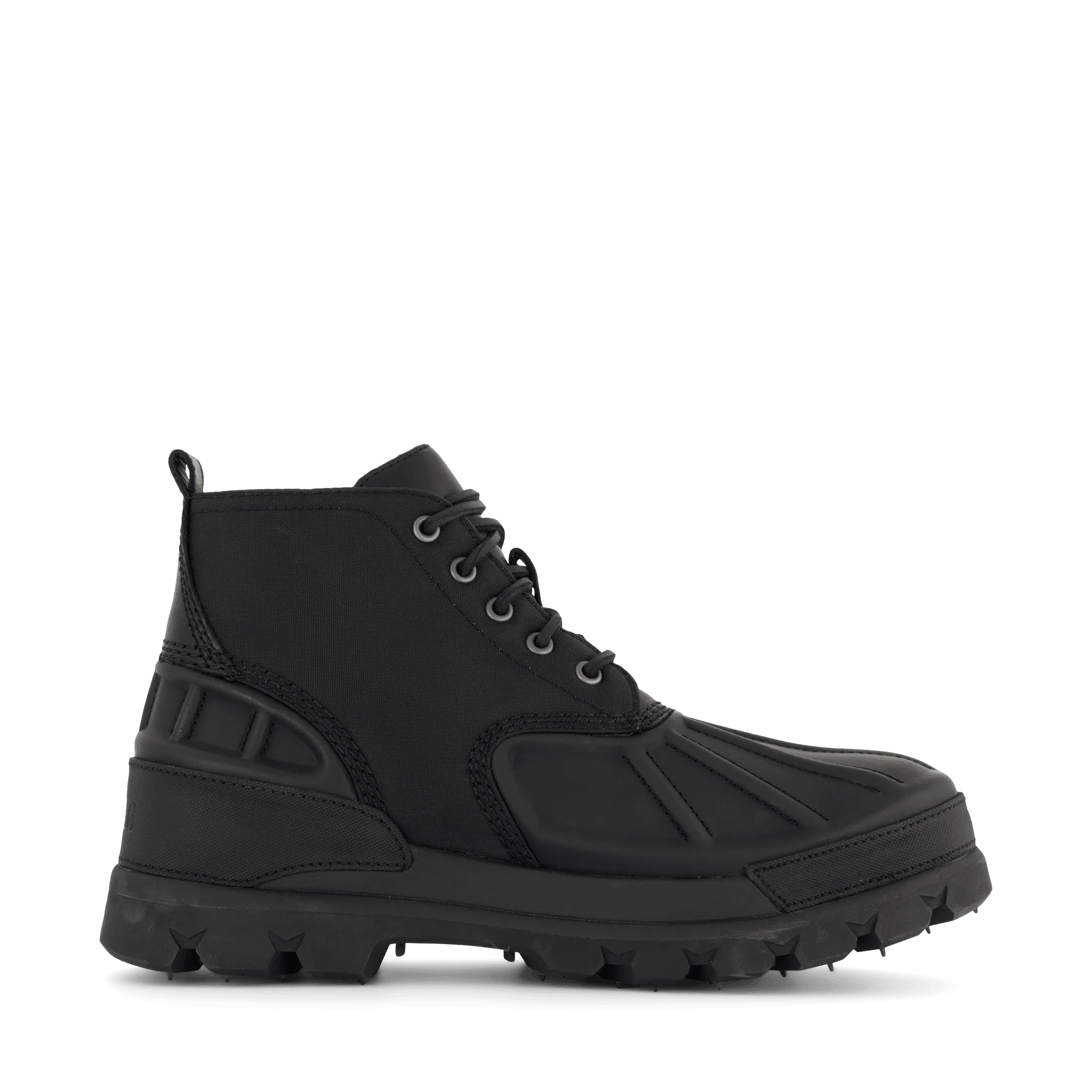 Oslo Low Oxford & Leather Boot Black