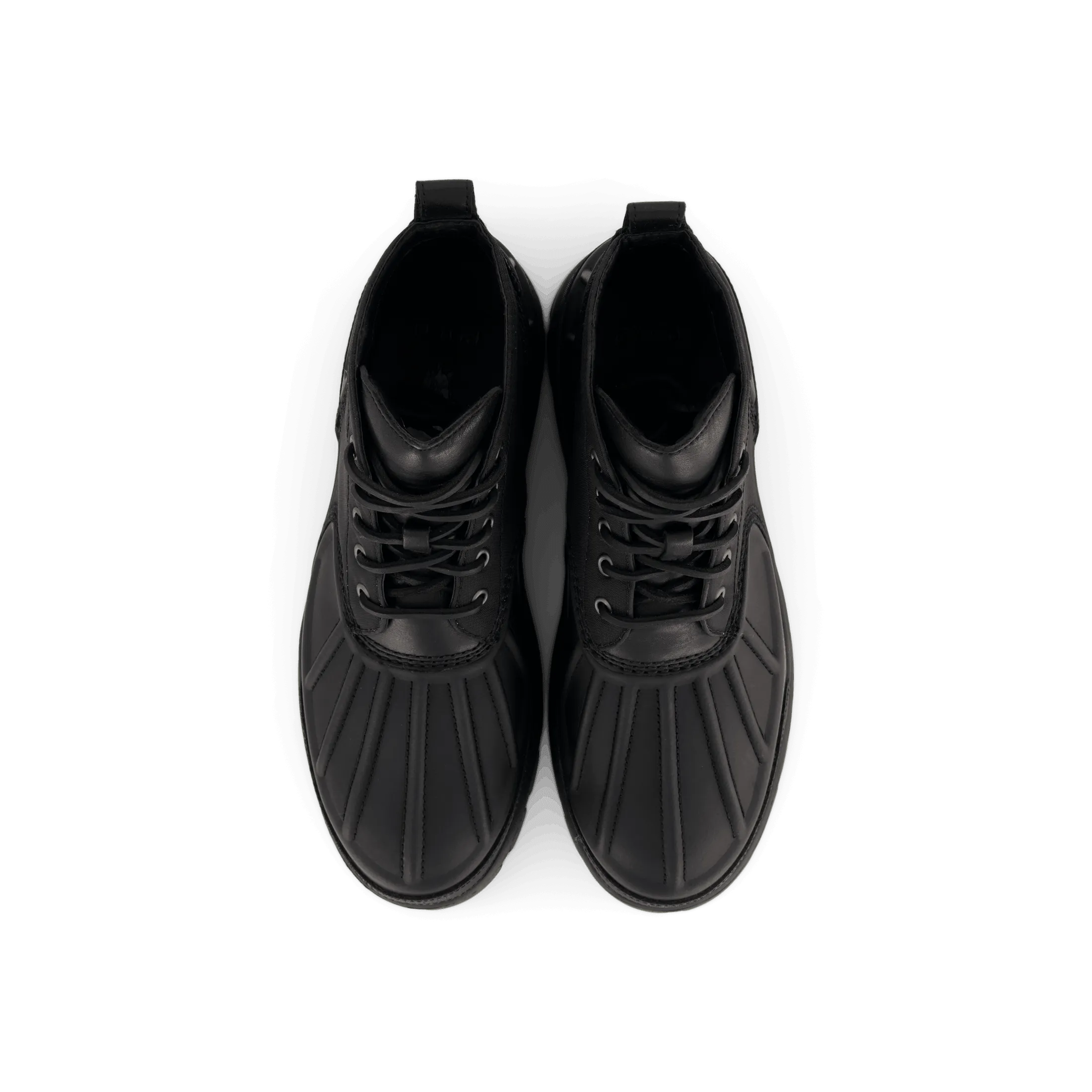 Oslo Low Oxford & Leather Boot Black