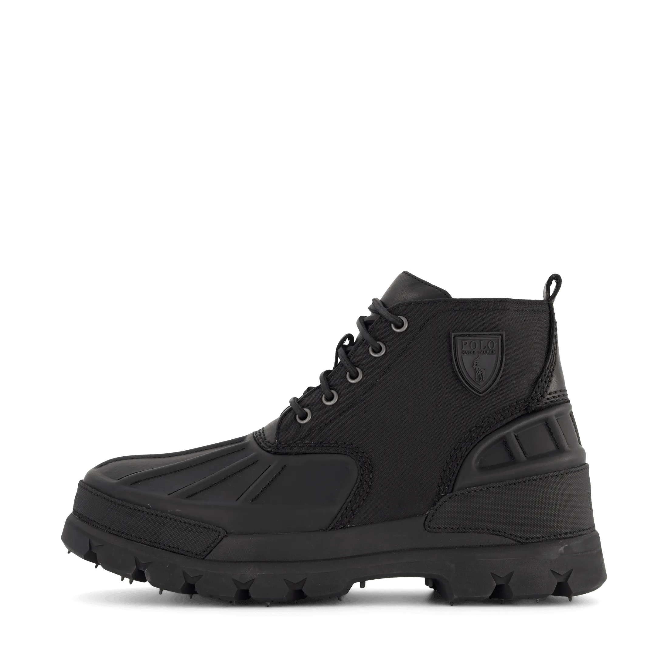 Oslo Low Oxford & Leather Boot Black