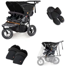 Out n About Nipper Double Duo Comfort Kit in Summit Black