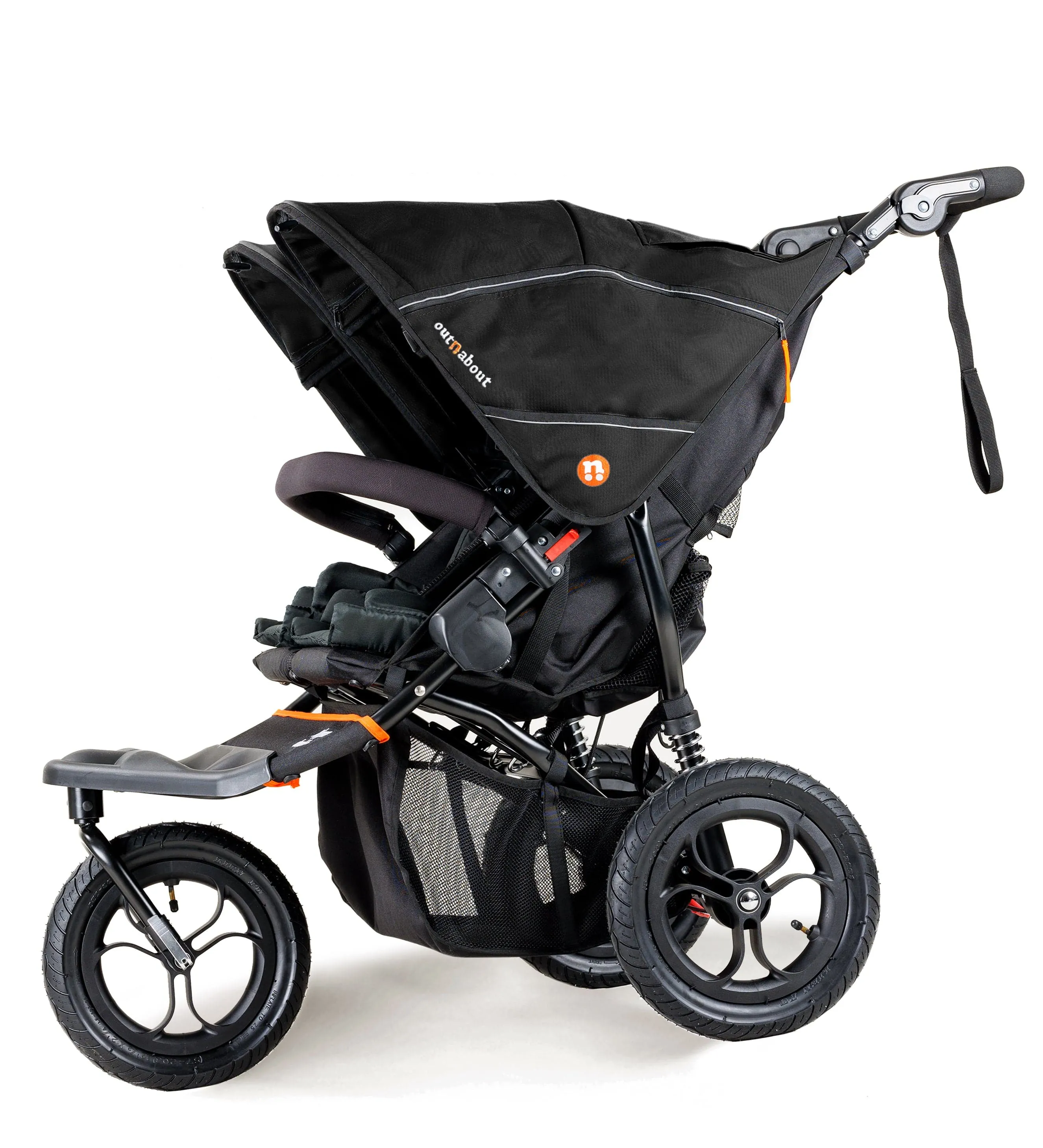 Out n About Nipper Double Duo Comfort Kit in Summit Black