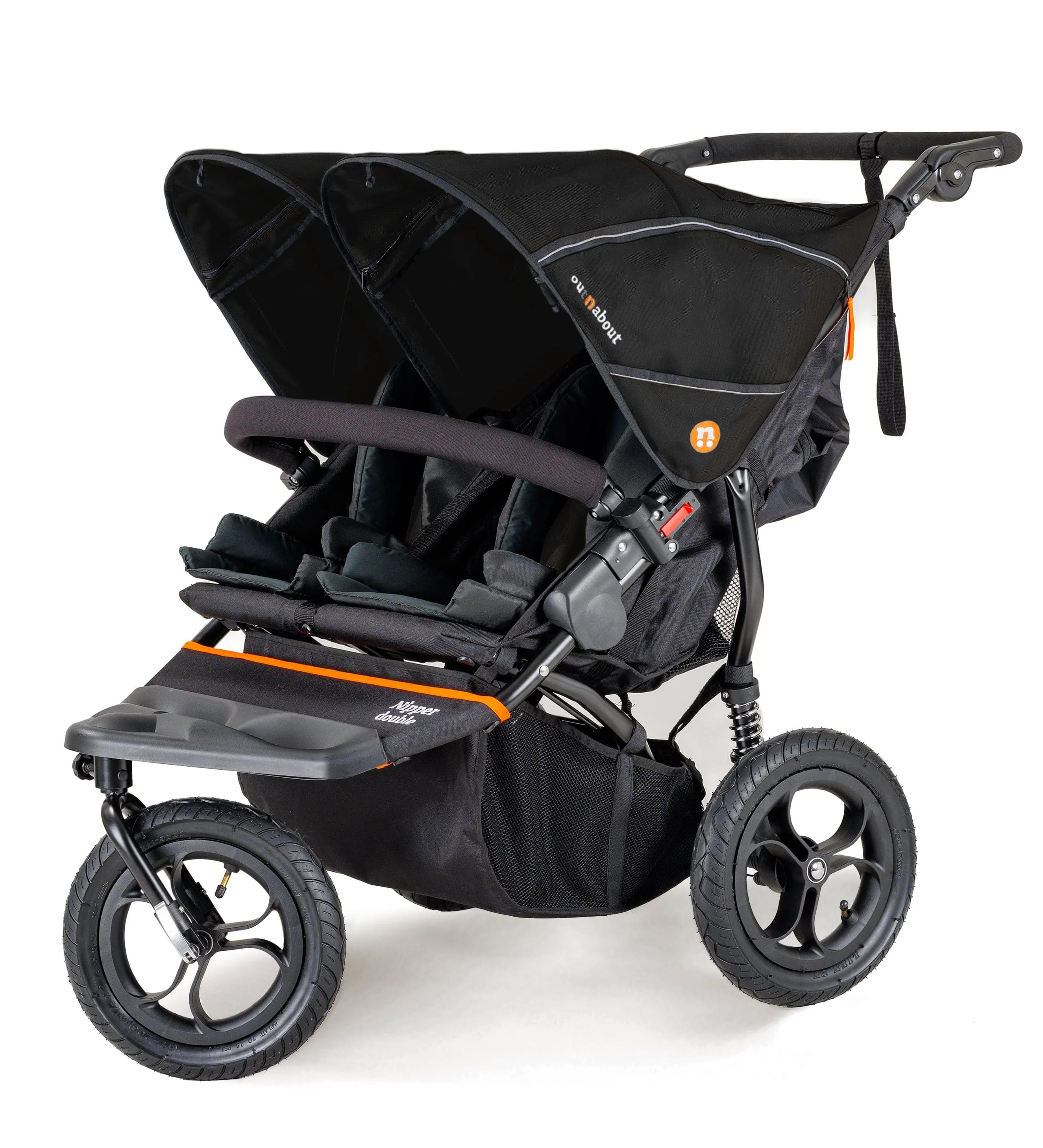 Out n About Nipper Double Duo Comfort Kit in Summit Black