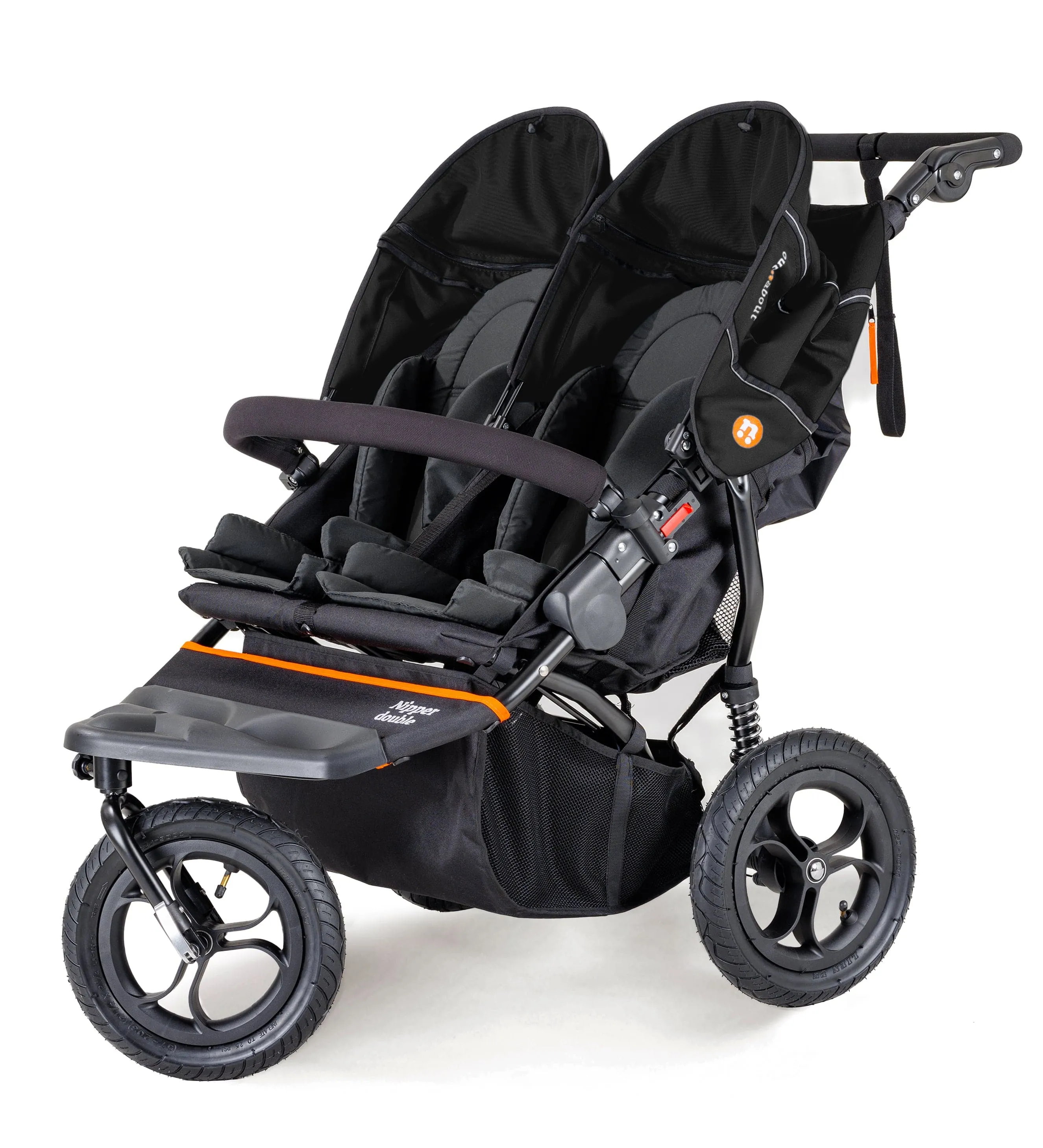 Out n About Nipper Double Duo Comfort Kit in Summit Black