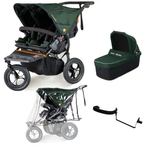 Out n About Nipper Double Duo Starter Bundle in Sycamore Green