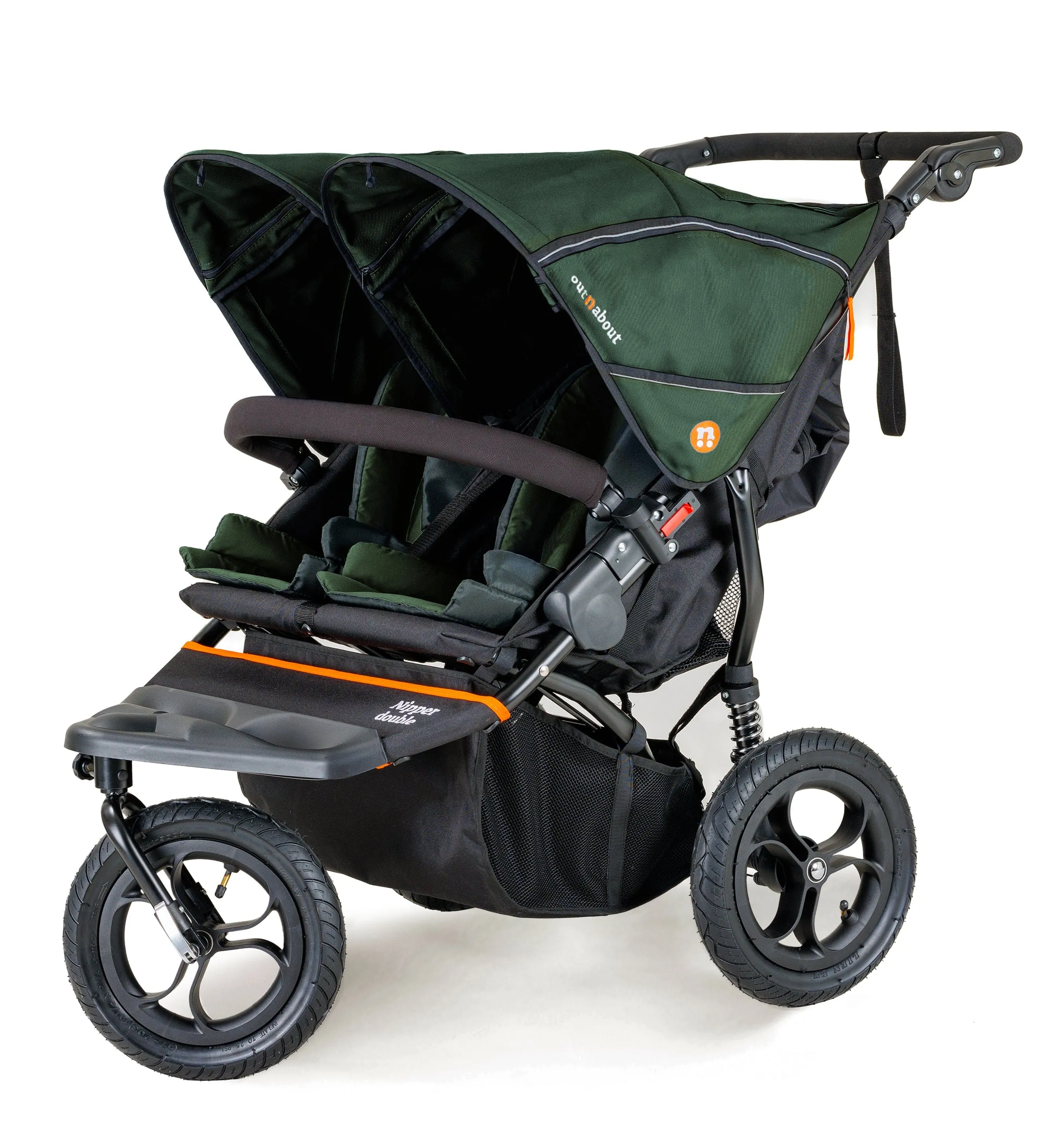 Out n About Nipper Double Twin Essentials Bundle in Sycamore Green