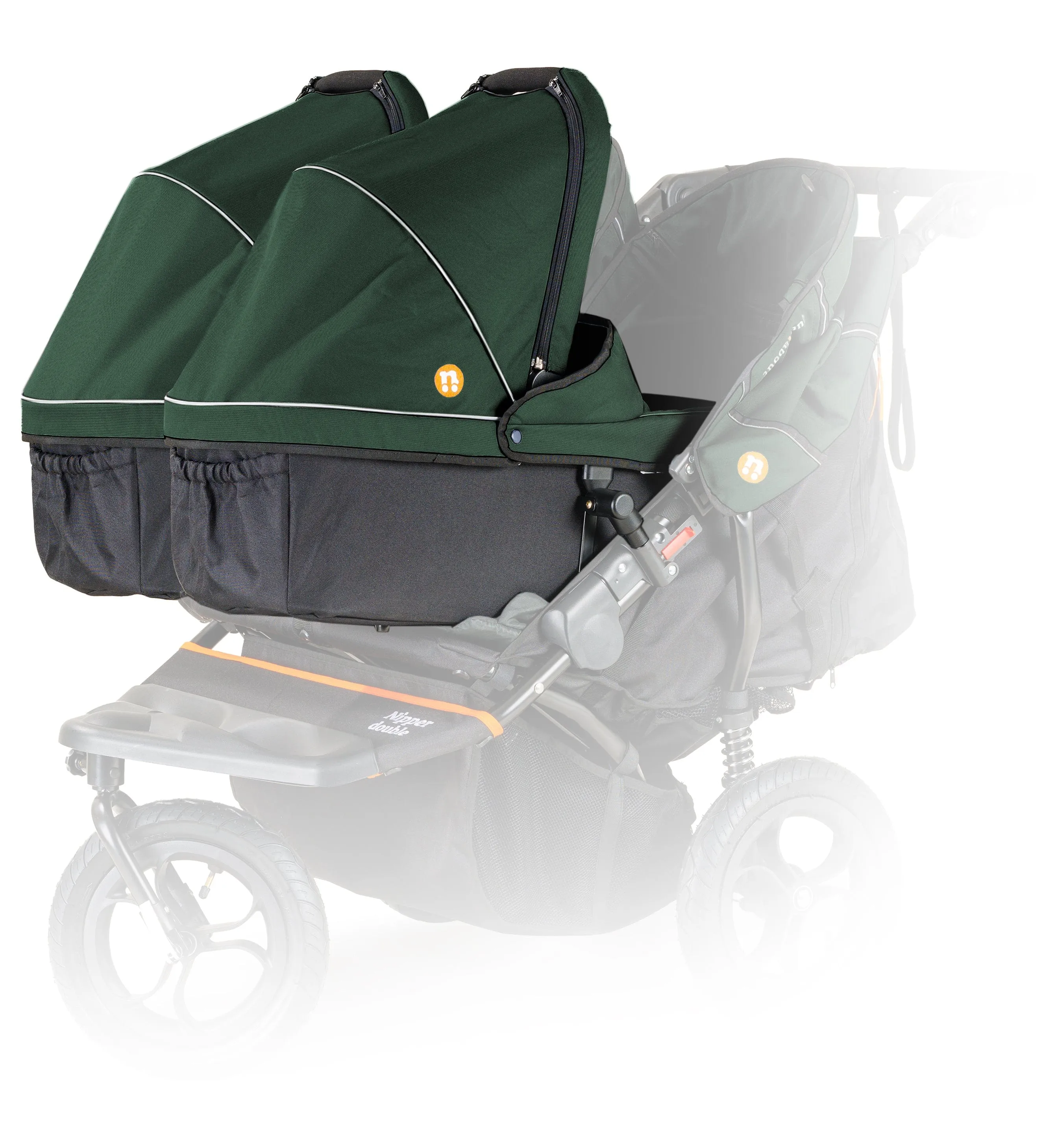 Out n About Nipper Double Twin Essentials Bundle in Sycamore Green