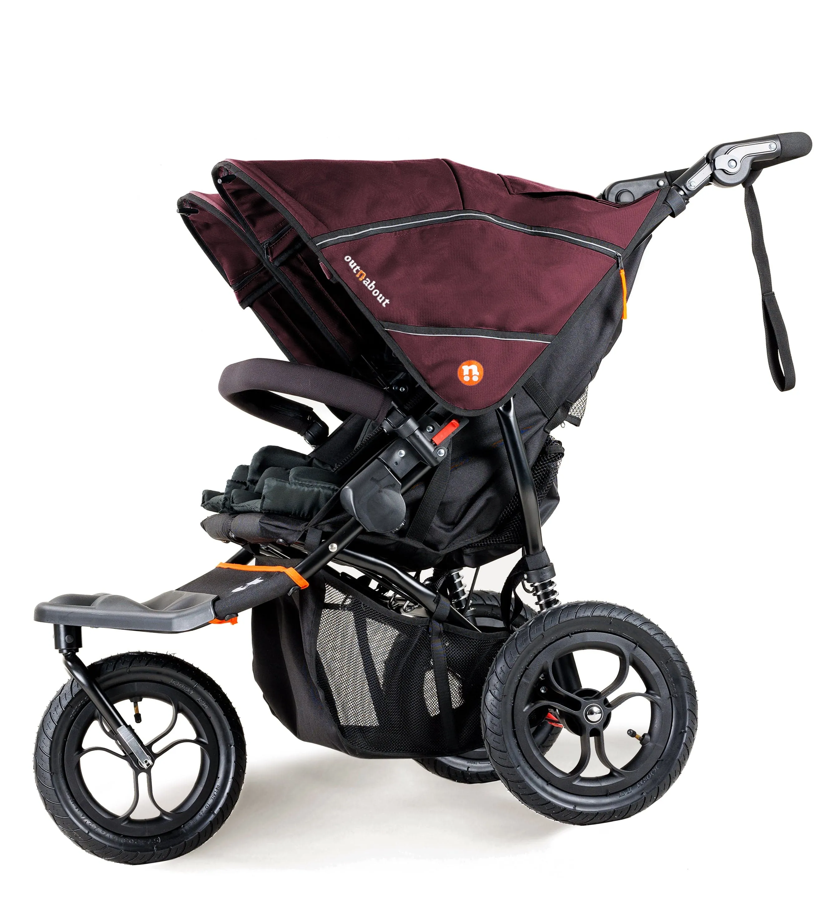 Out n About Nipper Double Twin Starter Bundle in Brambleberry Red