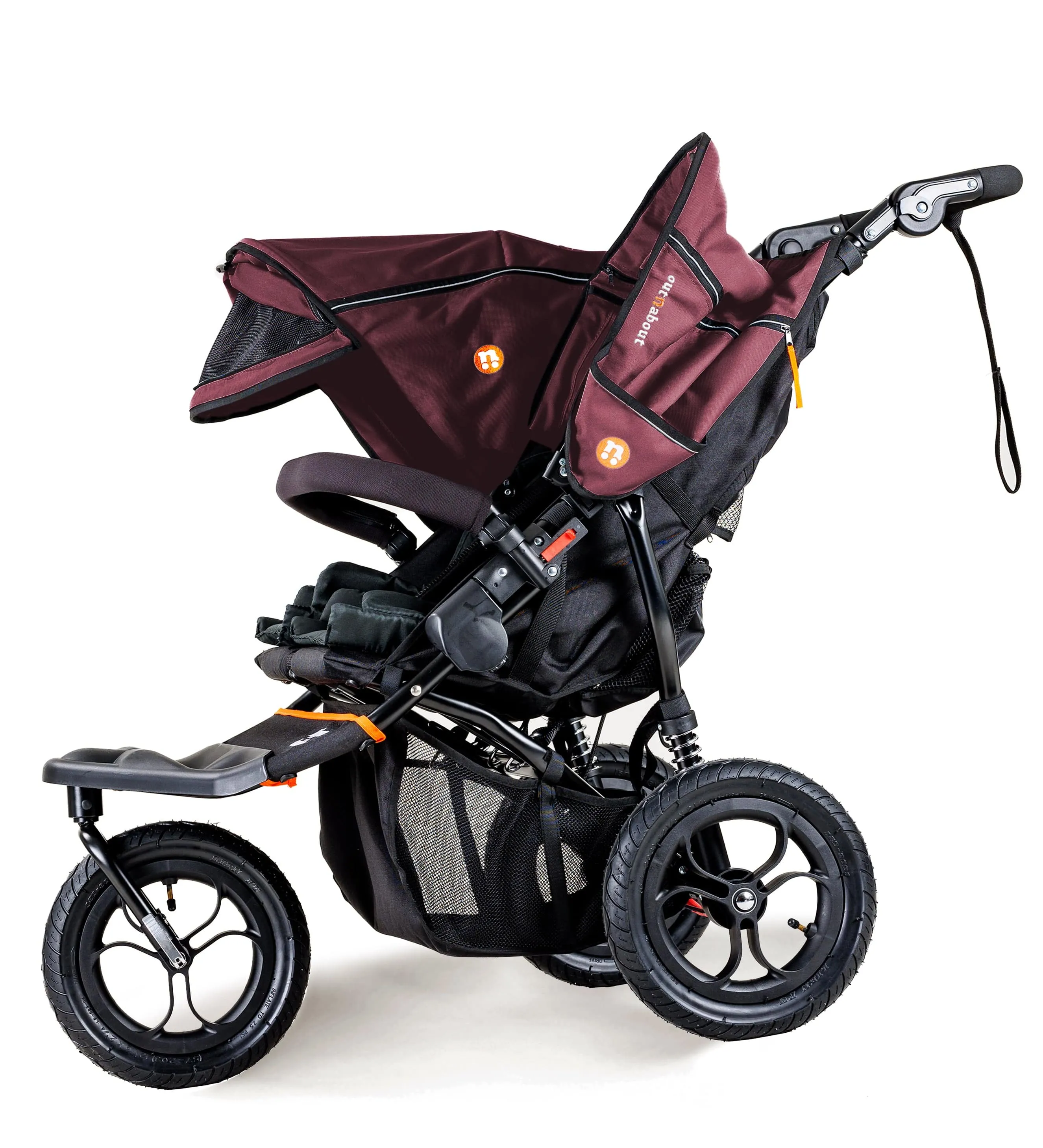 Out n About Nipper Double Twin Starter Bundle in Brambleberry Red