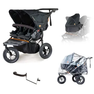 Out n About Nipper Double V5 Newborn And Toddler Starter Bundle
