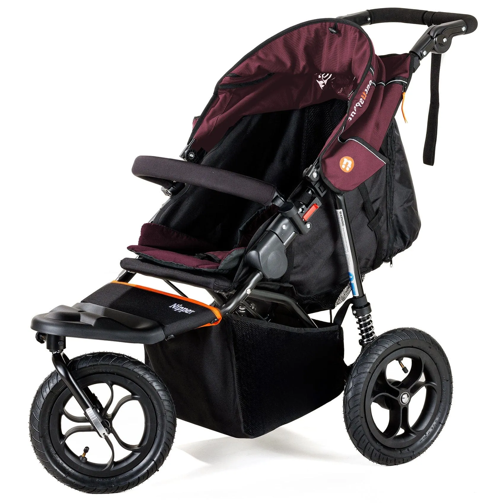 Out n About Nipper Single Maxi-Cosi Comfort Bundle in Brambleberry Red