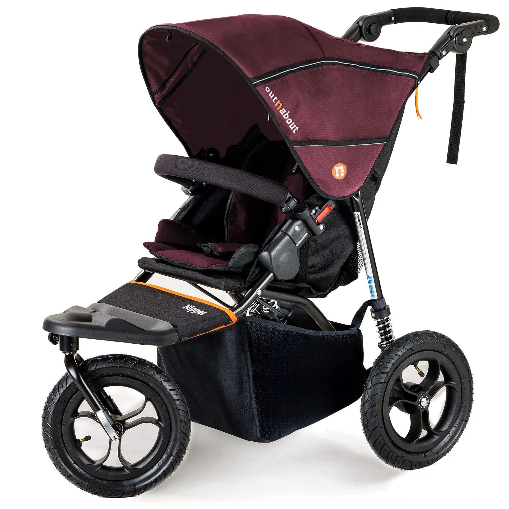 Out n About Nipper Single Maxi-Cosi Comfort Bundle in Brambleberry Red