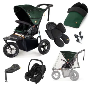 Out n About Nipper Single Maxi-Cosi Comfort Bundle in Sycamore Green