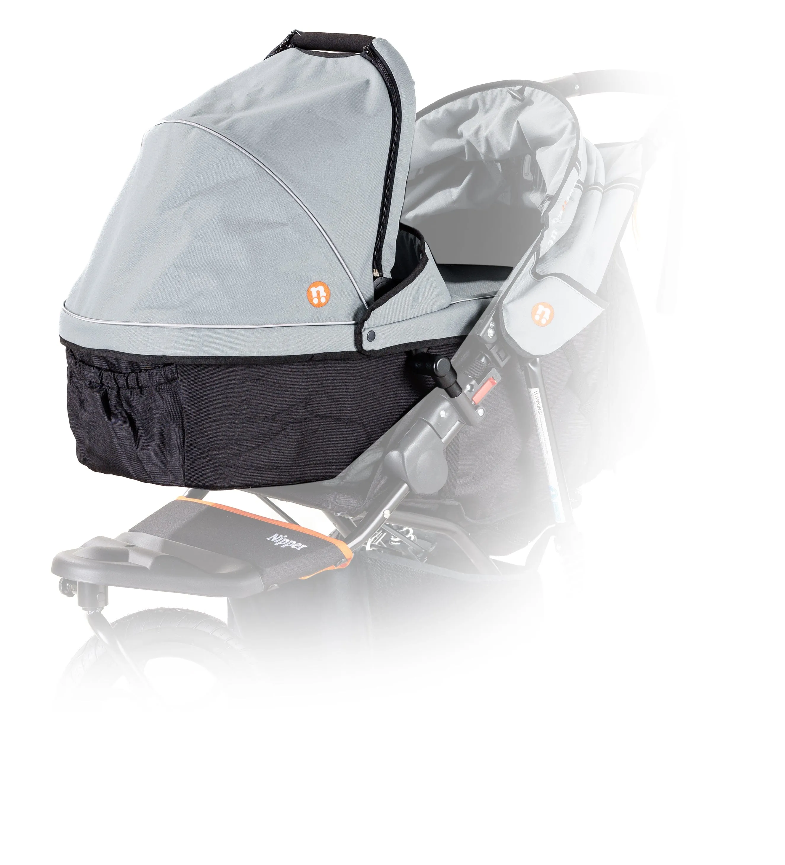 Out n About Nipper Single Maxi-Cosi Starter Bundle in Rock Salt Grey
