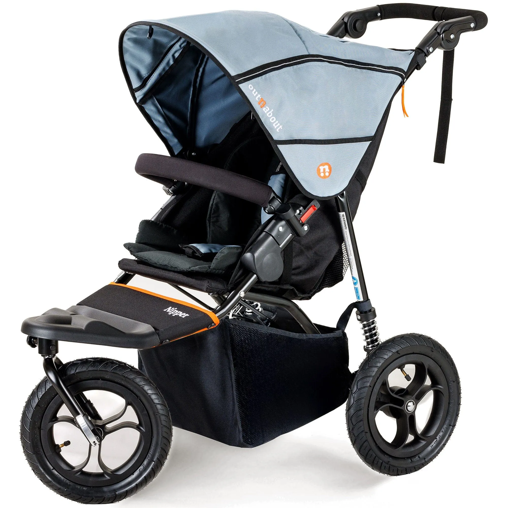 Out n About Nipper Single Maxi-Cosi Starter Bundle in Rock Salt Grey