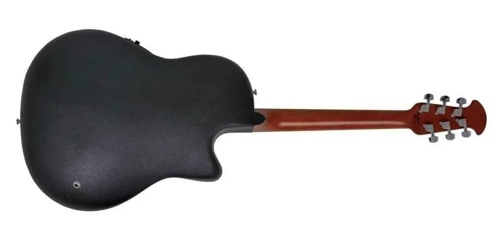 Ovation Celebrity Elite Series Acoustic Electric Guitar Left Handed Black CE44L-5