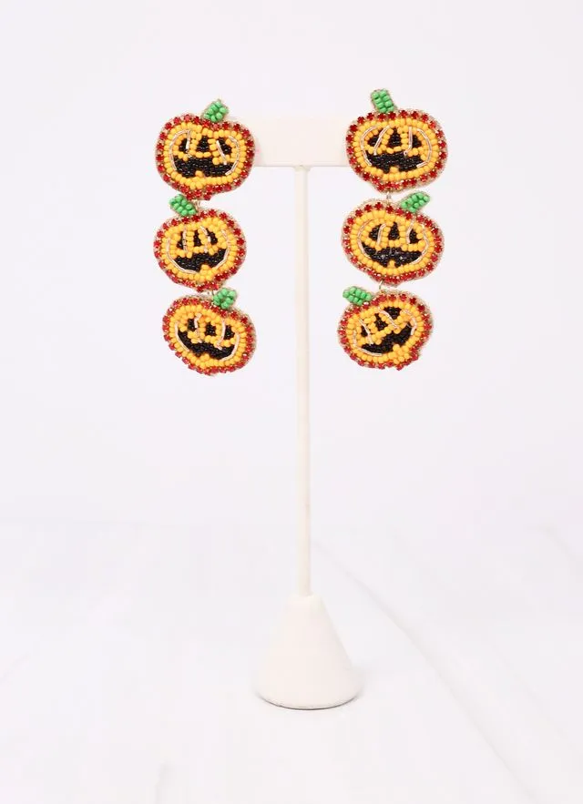 Pamela Pumpkin Drop Earring ORANGE
