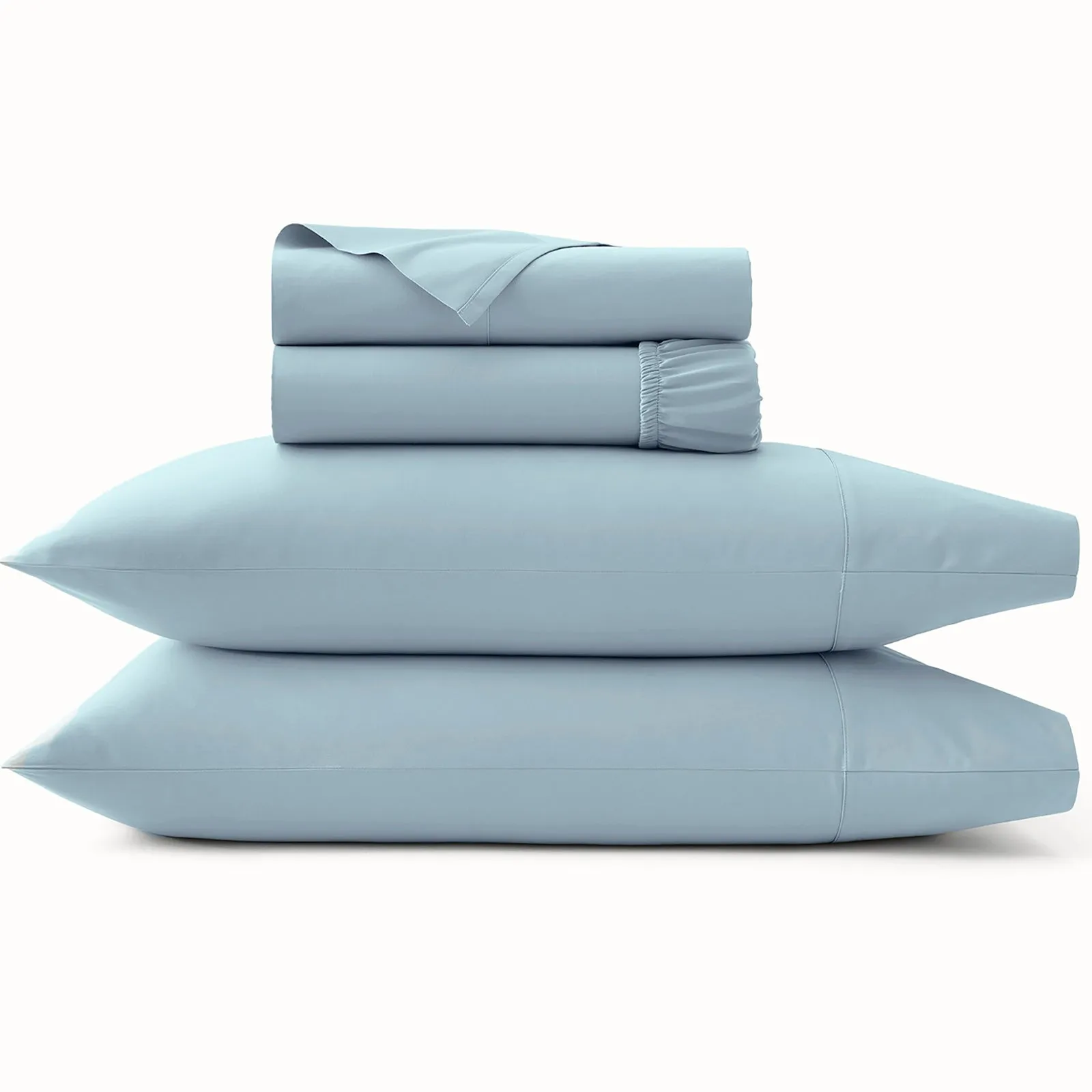 Park Avenue 500 Thread Count Natural Cotton Sheet Set - Duck Egg