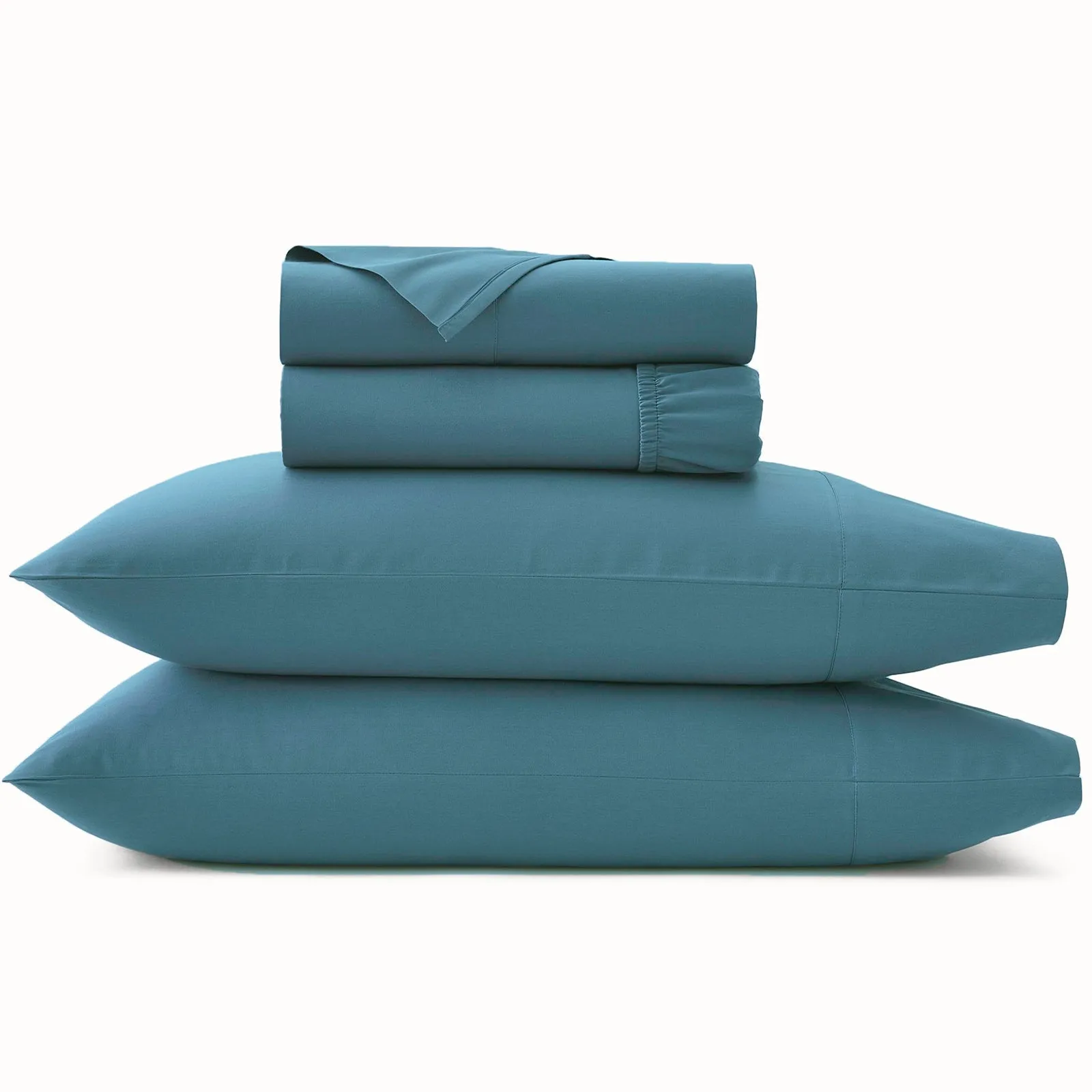 Park Avenue 500 Thread Count Natural Cotton Sheet Set - Teal