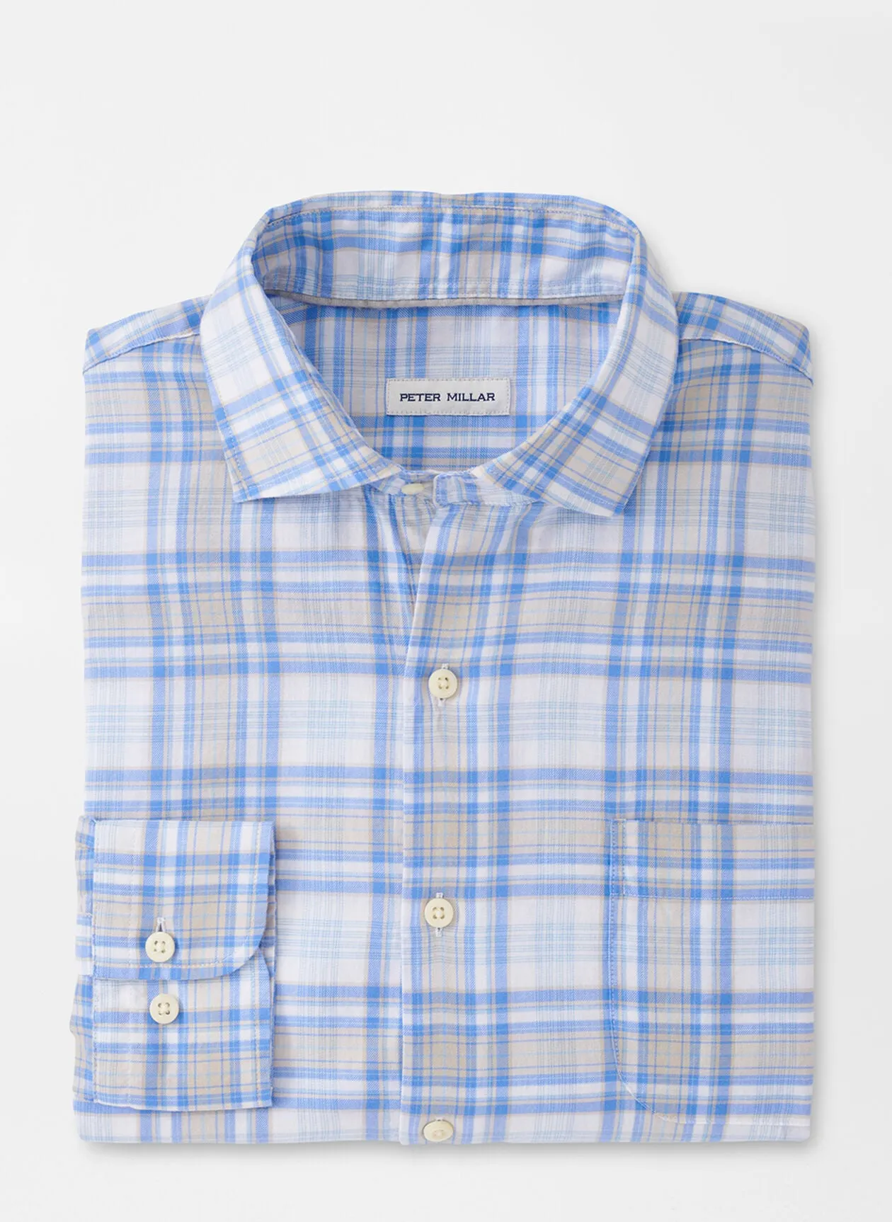 Pawley Summer Soft Cotton Sport Shirt- Cottage Blue