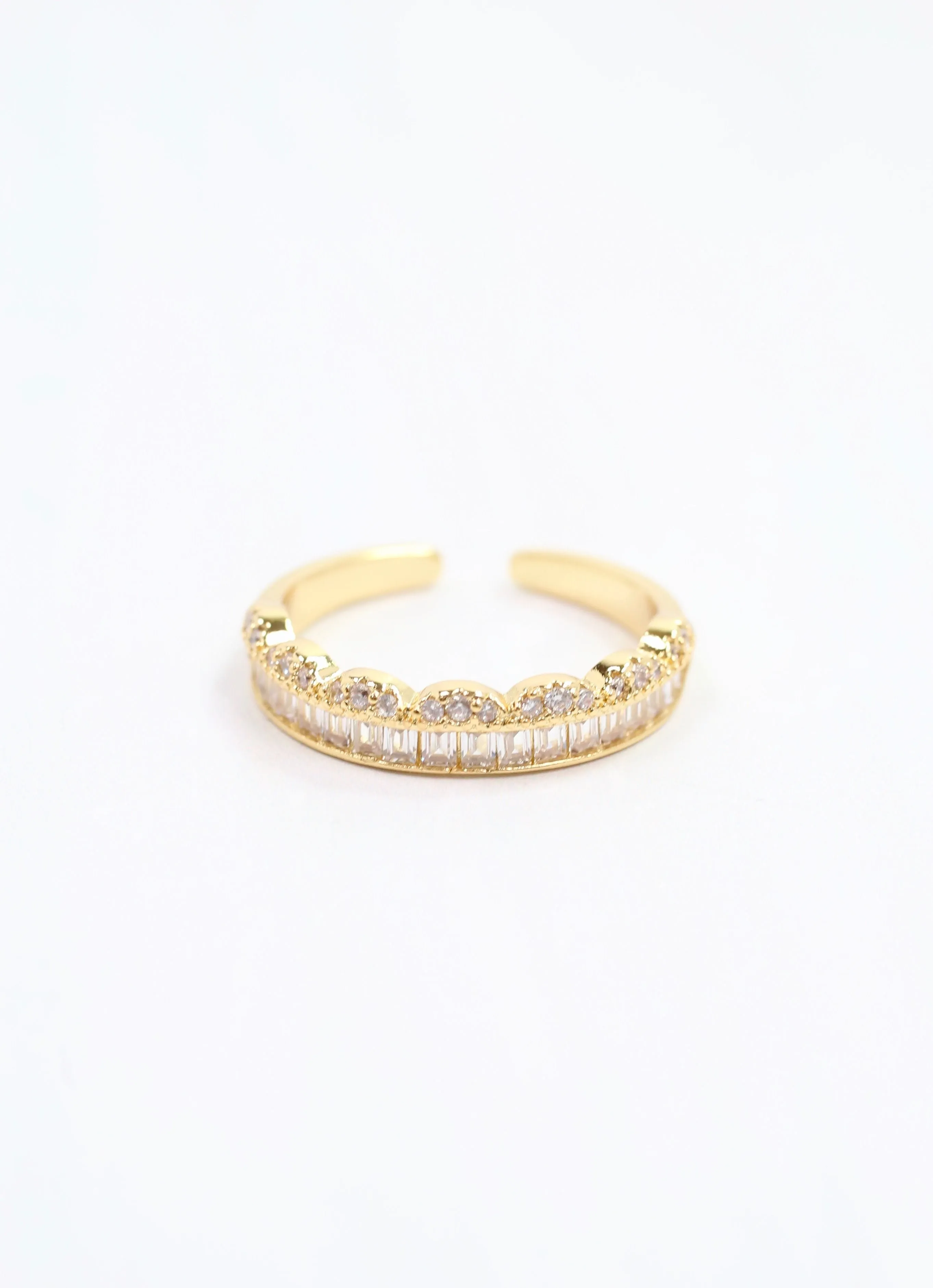 Pettiford CZ Ring Gold