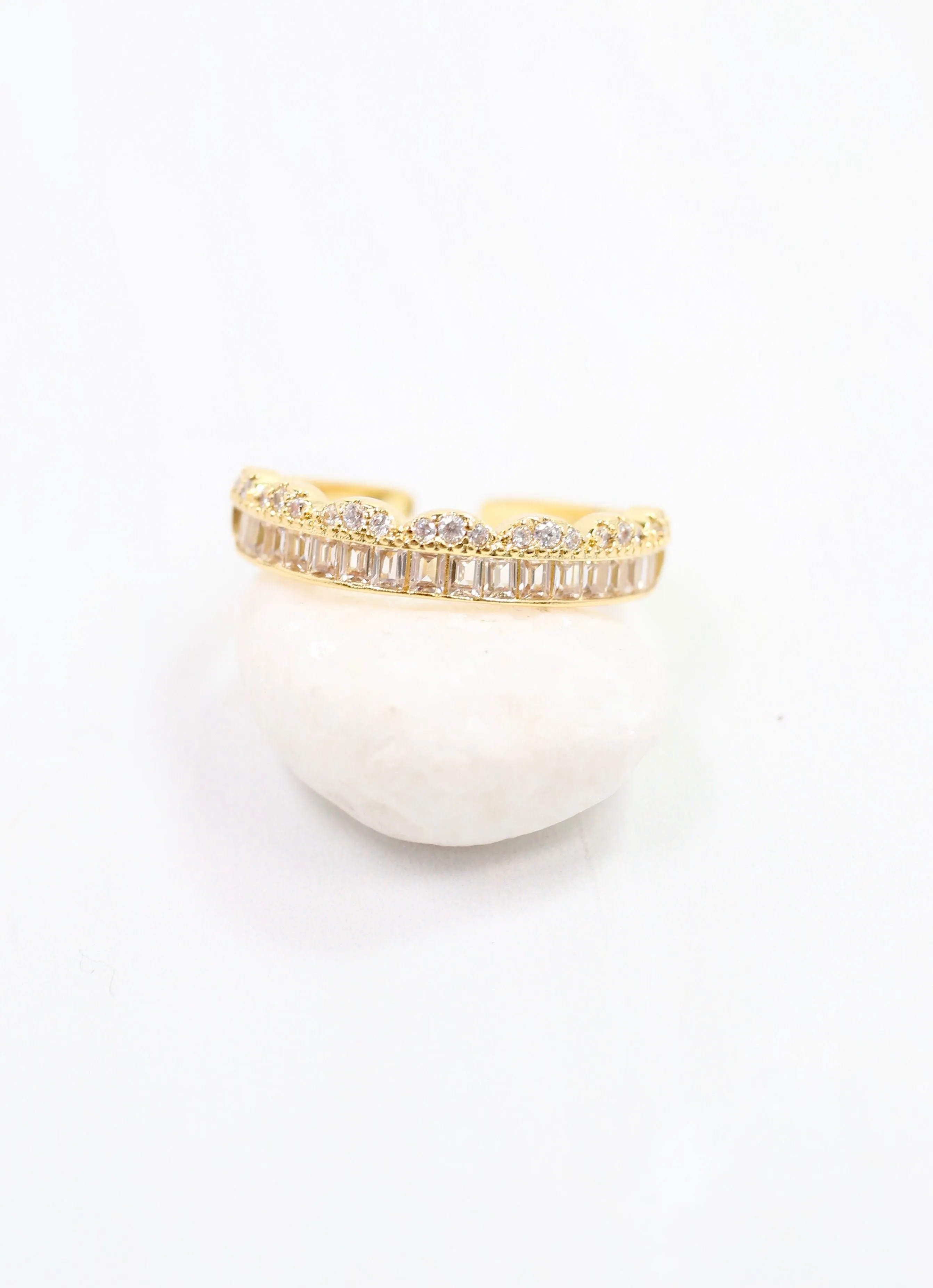 Pettiford CZ Ring Gold