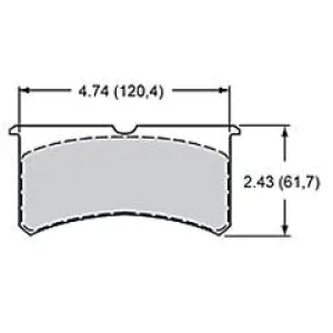 Polymatrix E Pad Set For Forged & Billet SL4 & SL6 Caliper