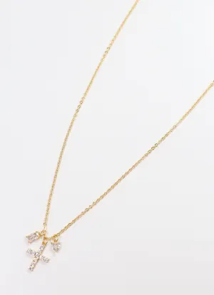 Povinelli CZ Charms Necklace GOLD