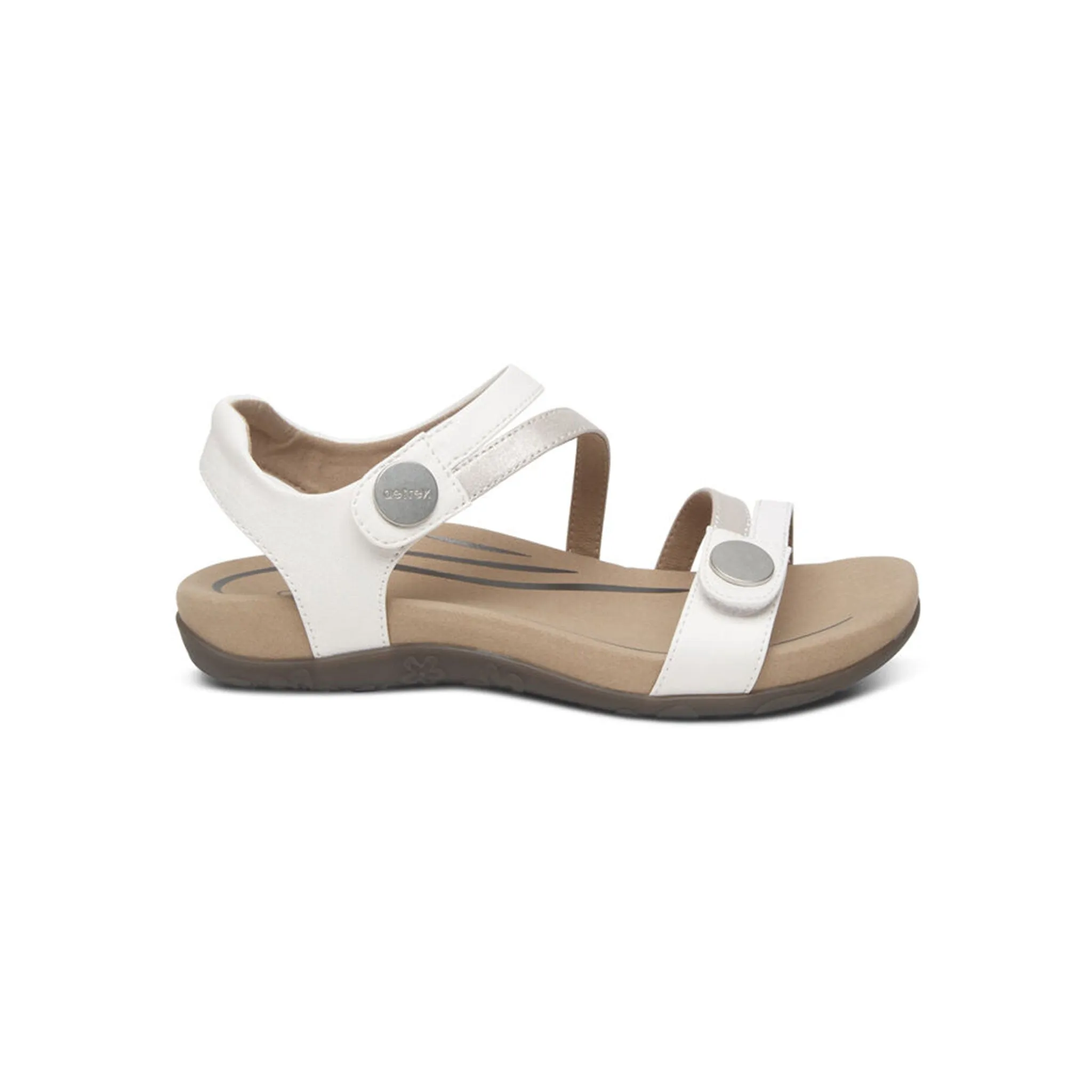 [PRE-ORDER] Aetrex | Jess Quarter Strap White