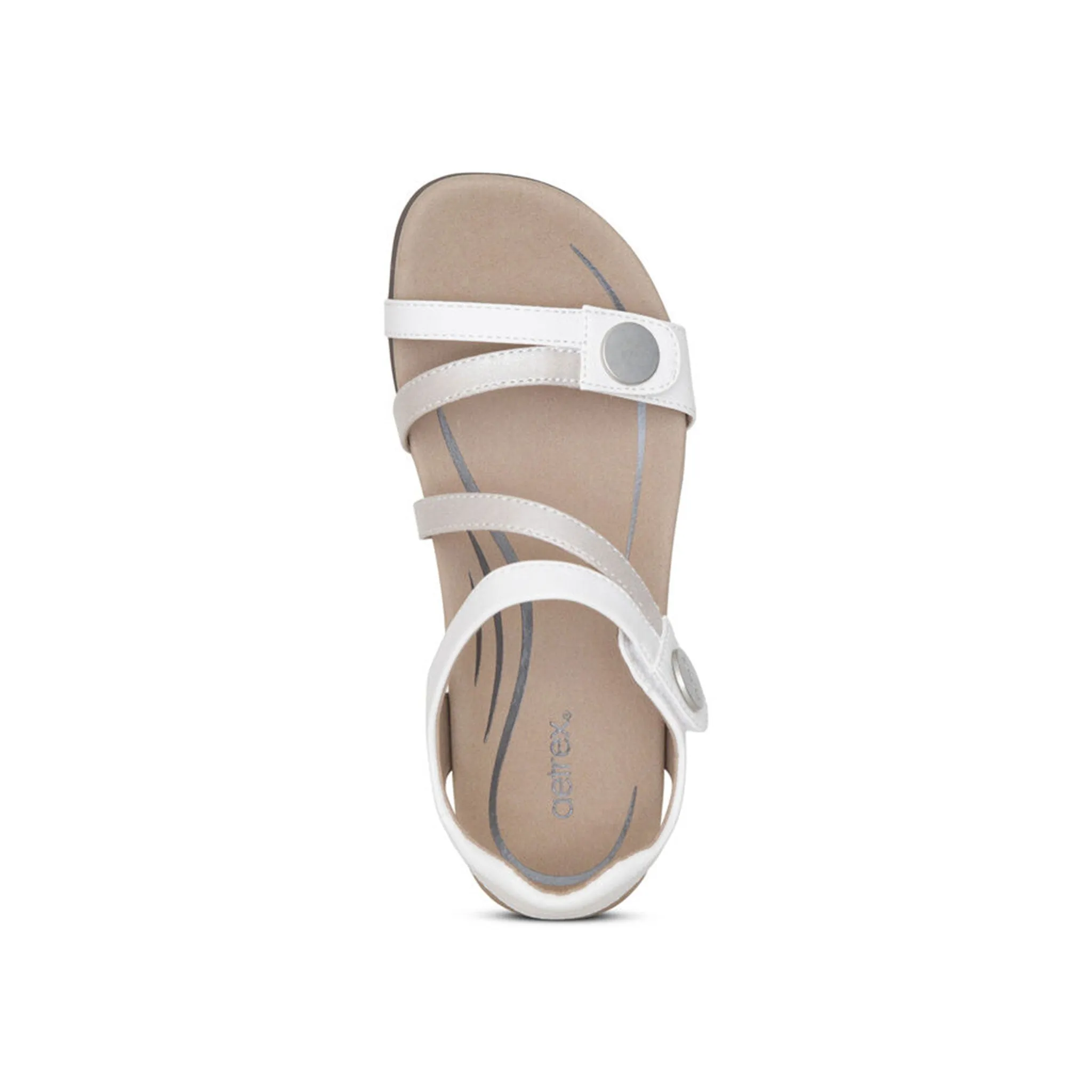 [PRE-ORDER] Aetrex | Jess Quarter Strap White
