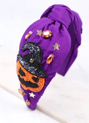 Put a Spell on You Headband PURPLE