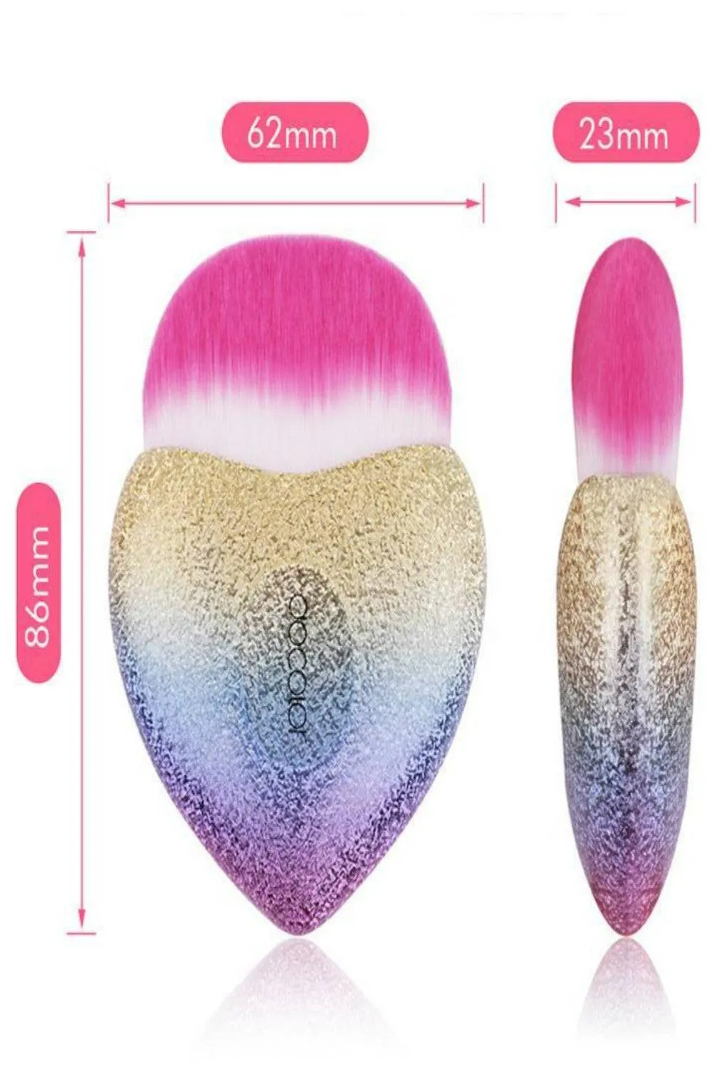 Rainbow Heart Brush Kit