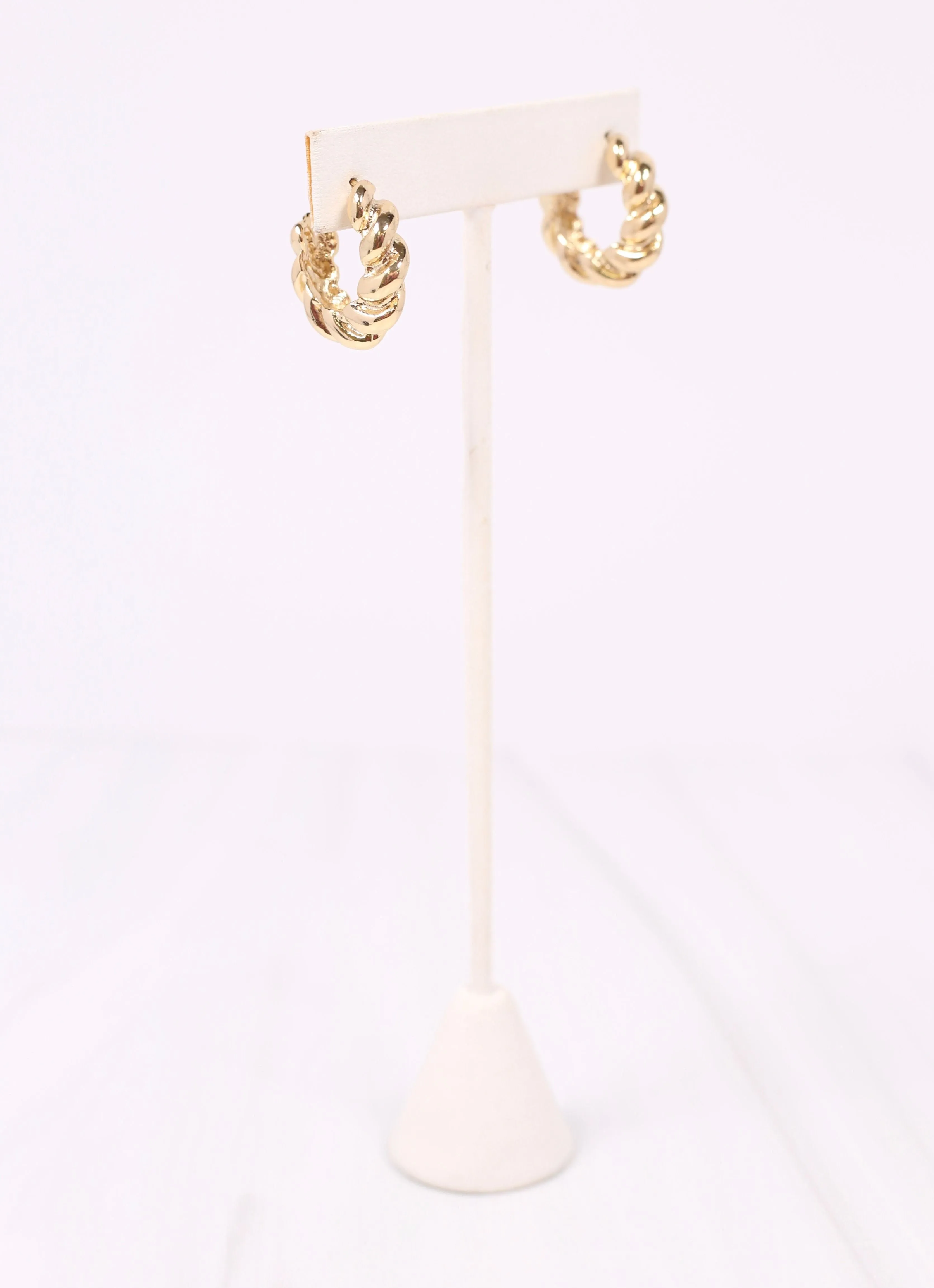 Ralston Twisted Hoop Earring GOLD