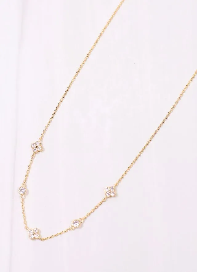 Rayane CZ Necklace GOLD