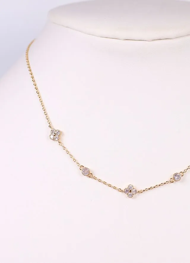 Rayane CZ Necklace GOLD