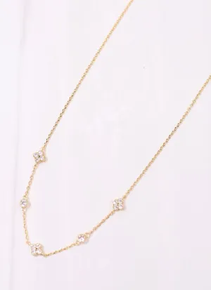 Rayane CZ Necklace GOLD