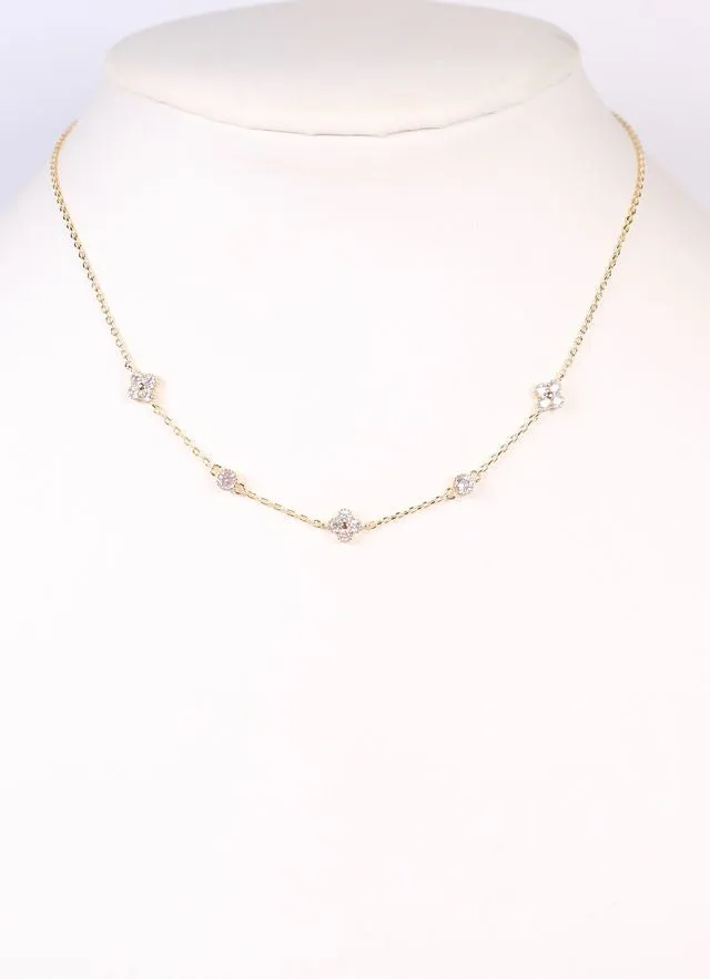 Rayane CZ Necklace GOLD