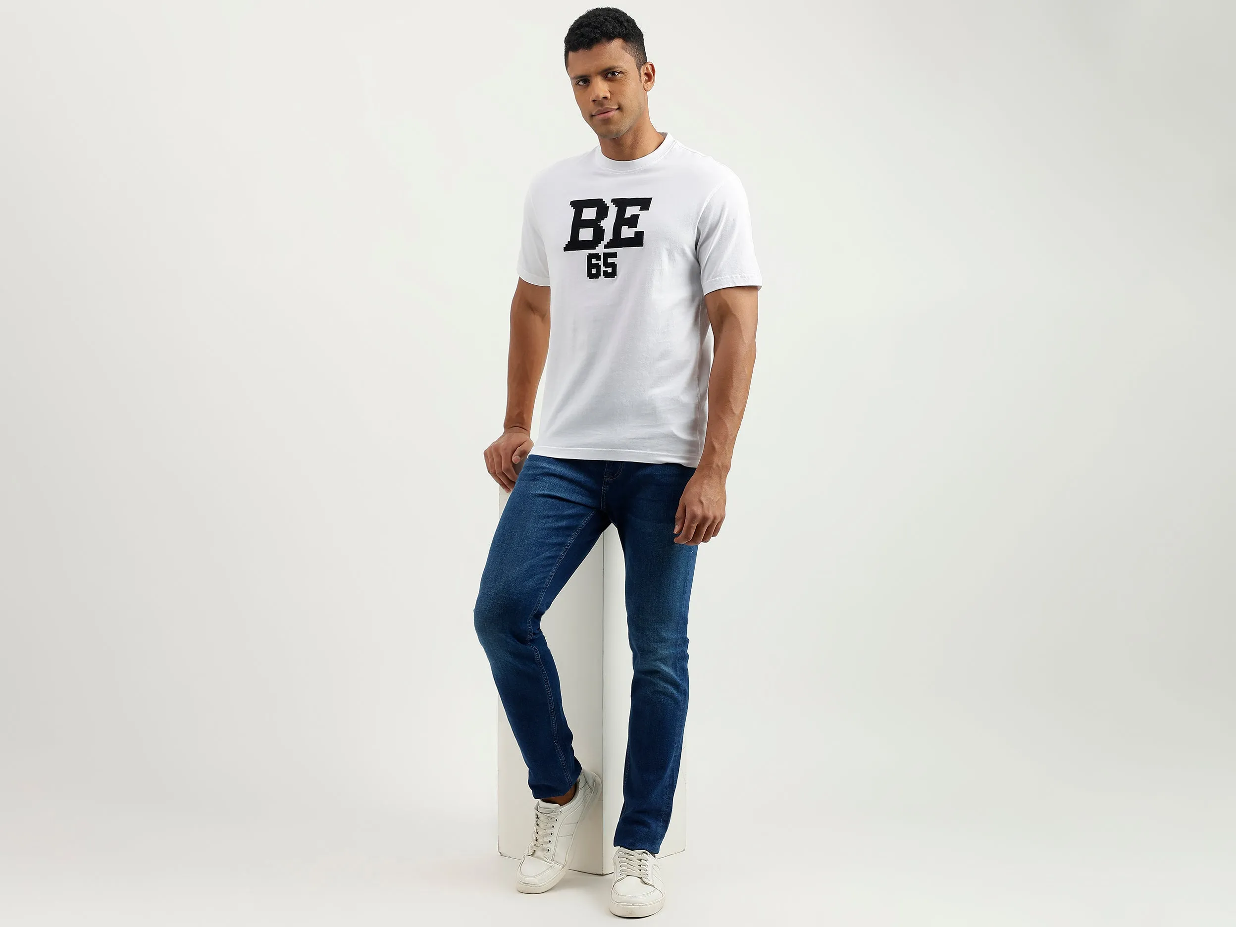 Relaxed Fit Round Neck Printed T-Shirt