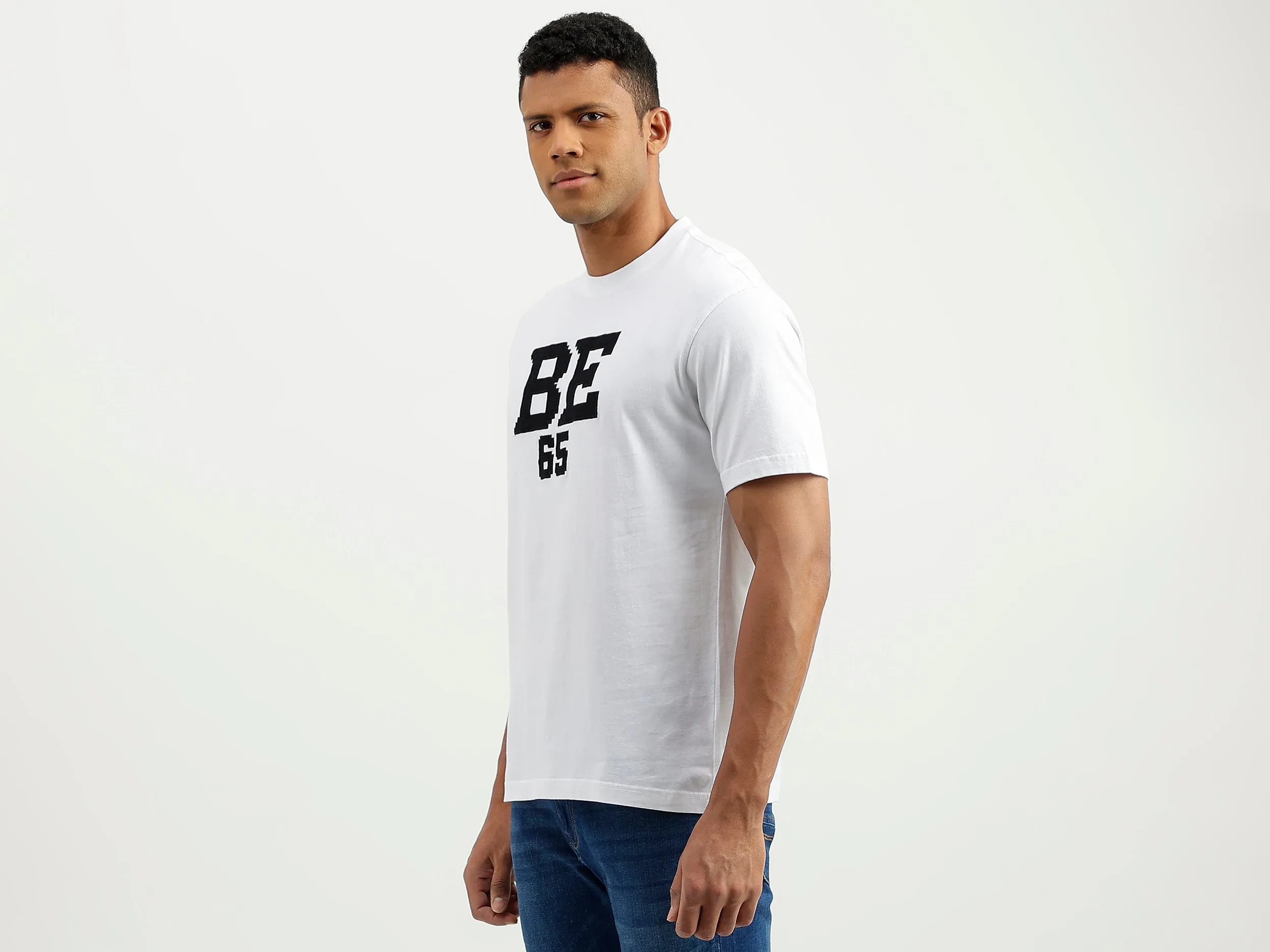 Relaxed Fit Round Neck Printed T-Shirt