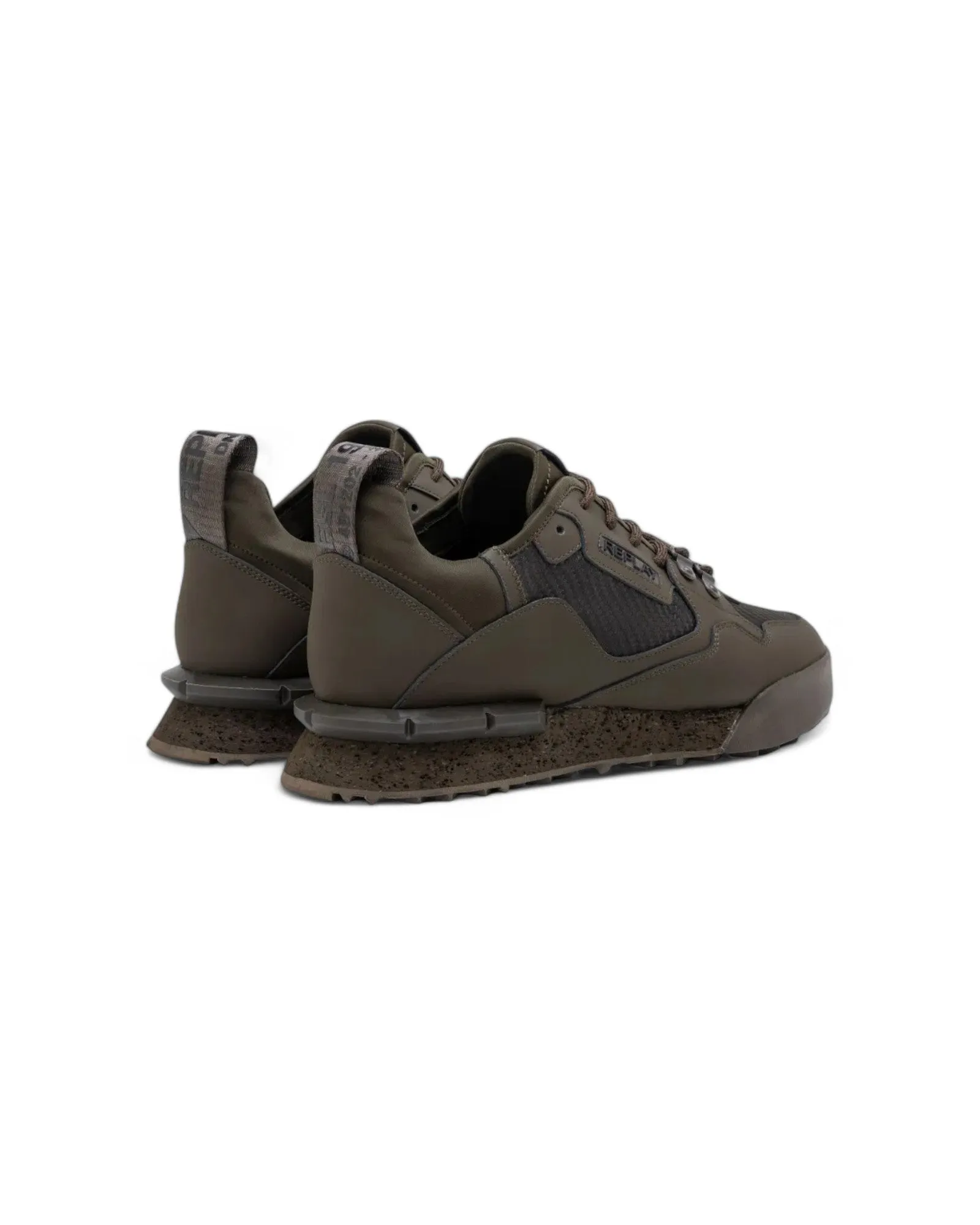 Replay Field Speed Carbon Mil Green Sneaker