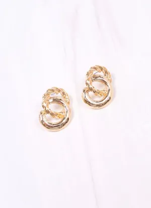 Rodger Link Drop Earring GOLD