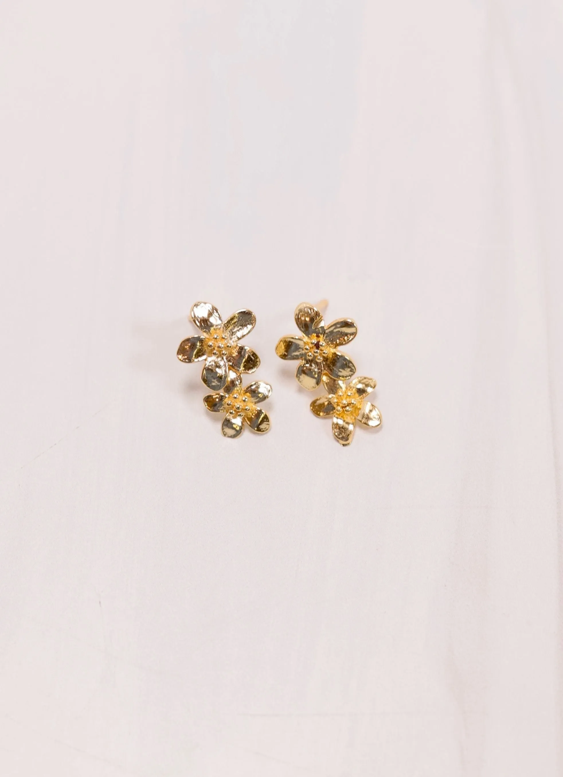 Roley Flower Stud Earring GOLD