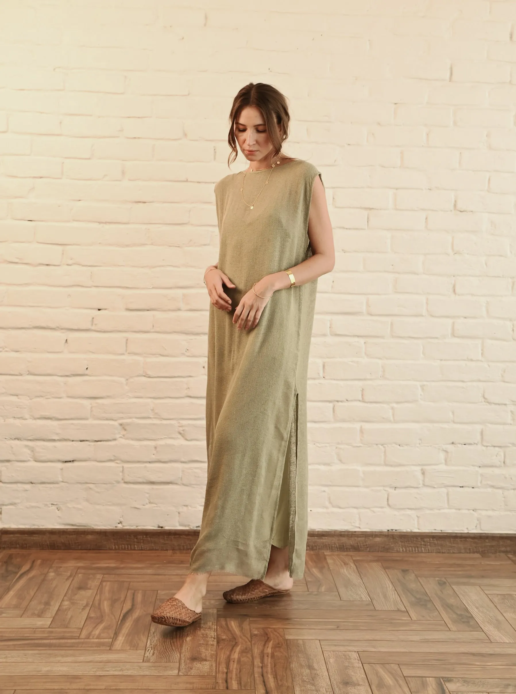 Sandal Dress | Sage