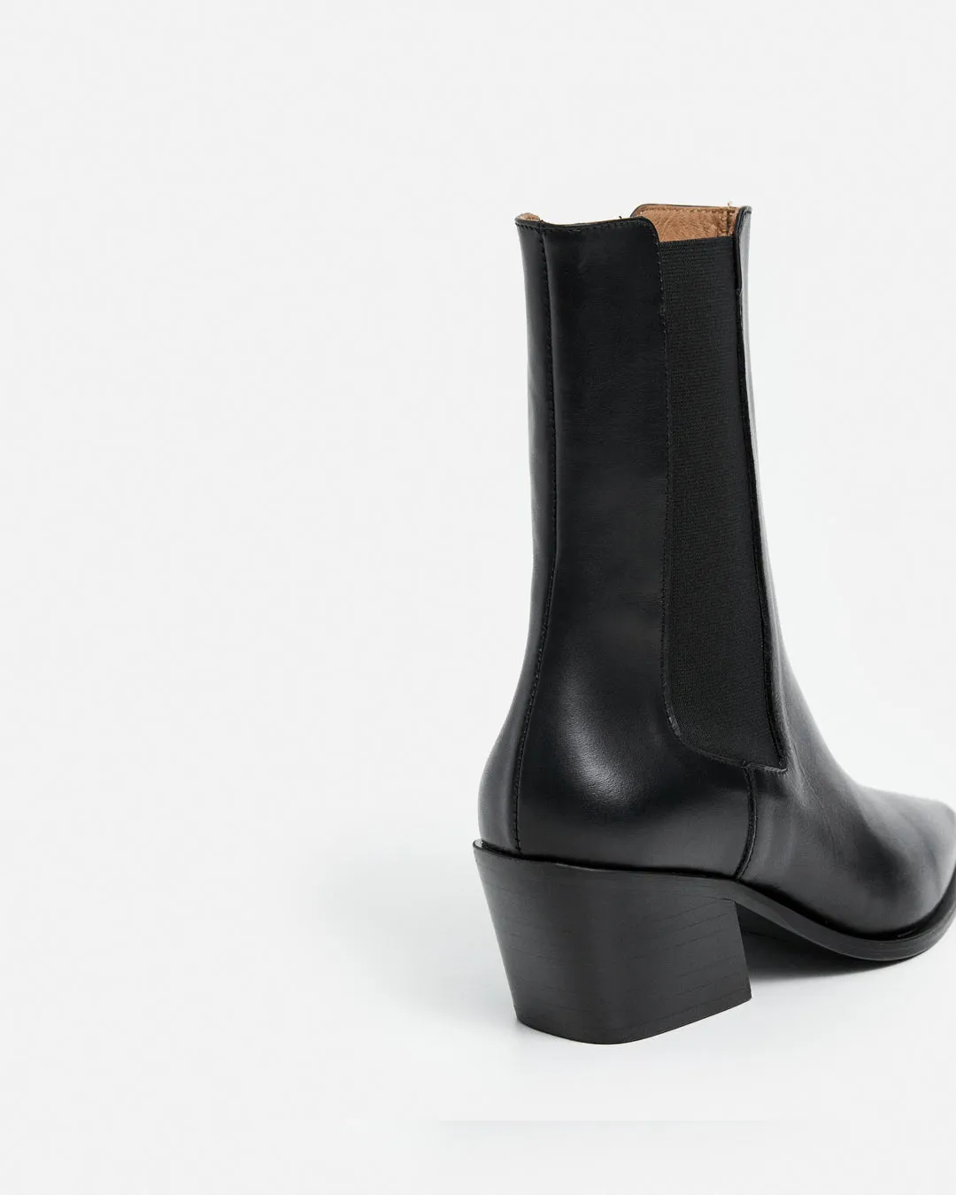 Sandra Leather Black