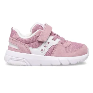 Saucony Toddler Girls Jazz Lite 2 Velcro Sneaker Blush